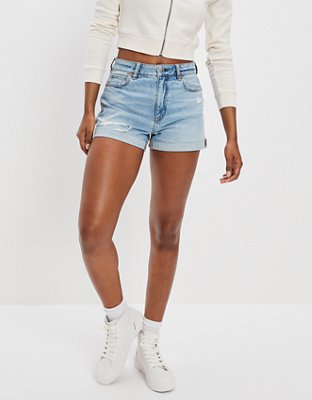 Short en jean mom fit new arrivals