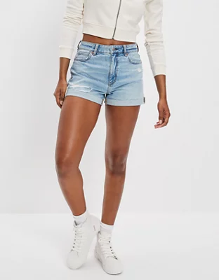 Denim Mom Short