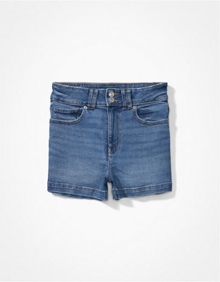 AE Strigid Denim Mom Short