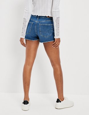 AE Stretch Denim Mom Shorts