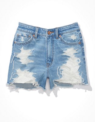 American eagle store denim mom shorts