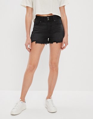 Black store mom shorts