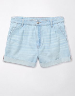 AE Strigid Denim Mom Short