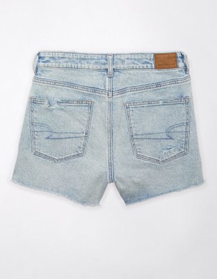 AE Strigid Denim Mom Short