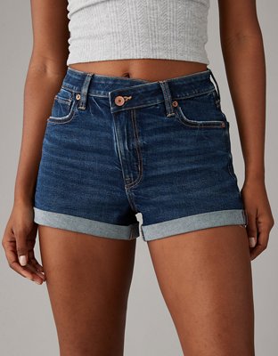 AE Strigid Super High-Waisted Relaxed Denim Short