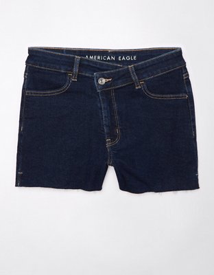 AE Stretch Crossover Waist Denim Mom Short