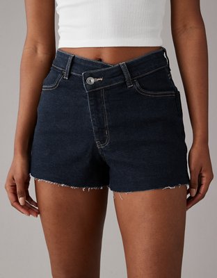 WOMENS BLACK HIGH WAISTED SHORTS