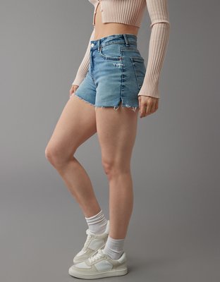 Женские джинсы American Eagle AE Strigid Mom Embroidered Denim Short — фото 5