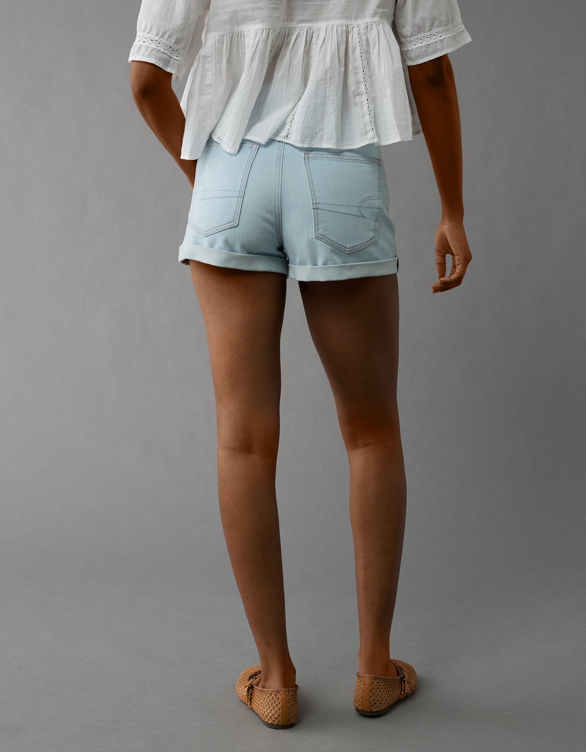 AE Stretch Denim Mom Short - image 2