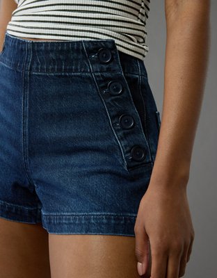 AE Stretch Denim Mom Short