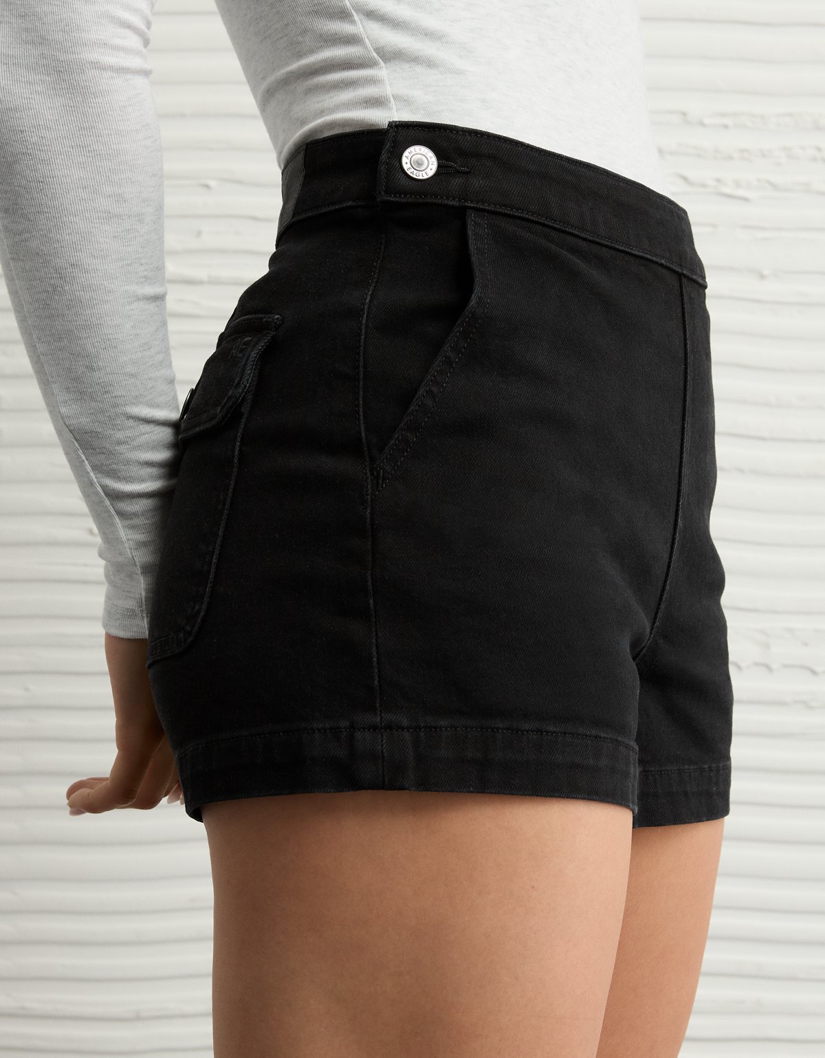 AE Stretch Denim Mom Short - image 5