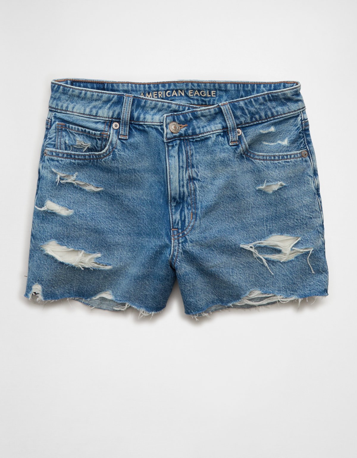 AE Strigid Super High-Waisted Mom Short - image 3