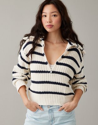 American eagle 2025 half zip sweater