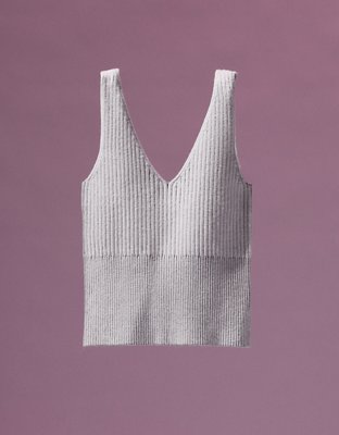 Женские свитеры American Eagle Coco Gauff x AE V-Neck Sweater Tank Top — фото 3