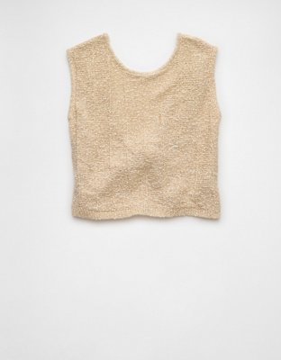 AE Tie Back Sweater Tank Top
