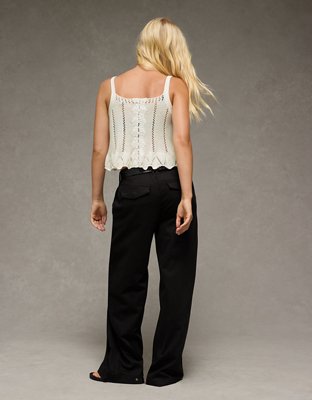 AE Lace Sweater Tank Top