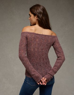 AE Off-The-Shoulder Sweater 