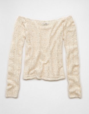 AE Off-The-Shoulder Sweater 