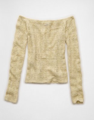 AE Off-The-Shoulder Sweater 