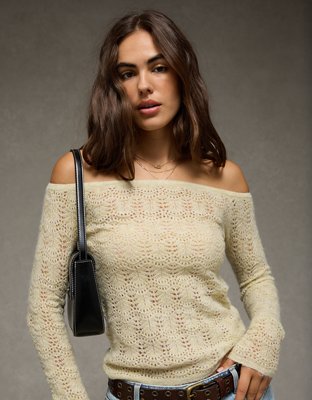 AE Off-The-Shoulder Sweater 