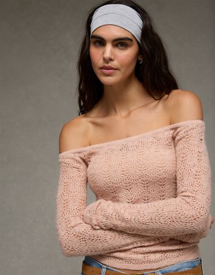 AE Off-The-Shoulder Sweater 
