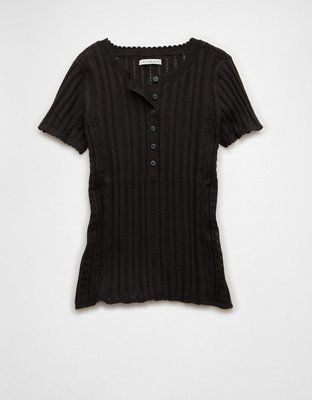 AE Henley Sweater T-Shirt