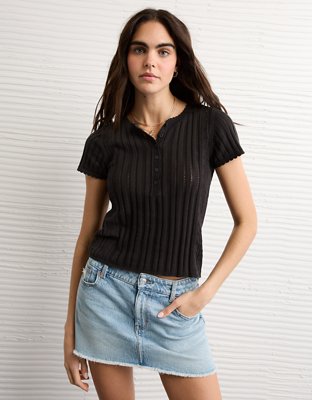 AE Henley Sweater T-Shirt