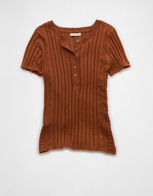 AE Henley Sweater T-Shirt