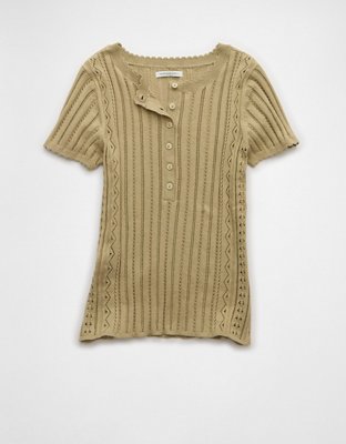 AE Henley Sweater T-Shirt