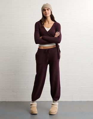 Haut cache-coeur en tricot ballerine si doux Whoa AE