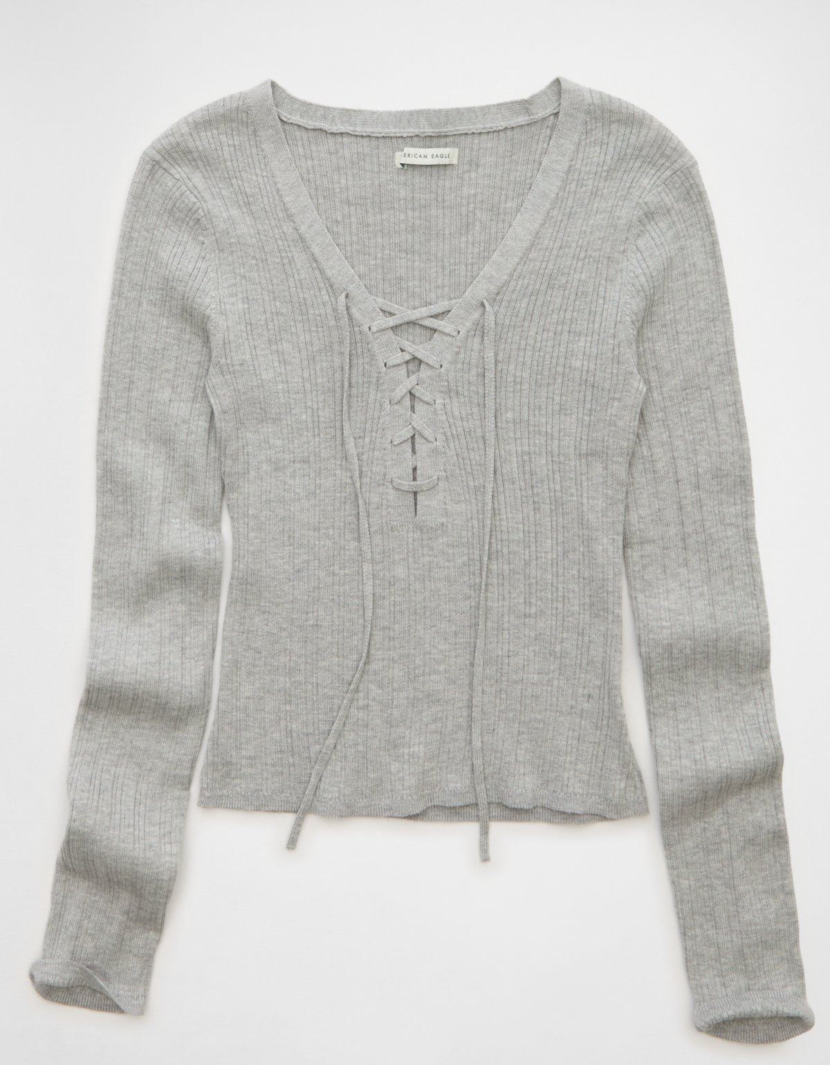 AE Lace-Up Sweater - image 3