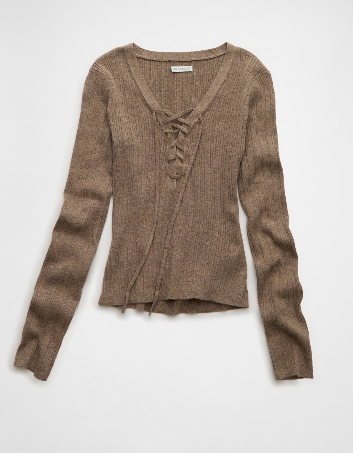 AE Lace-Up Sweater - image 3