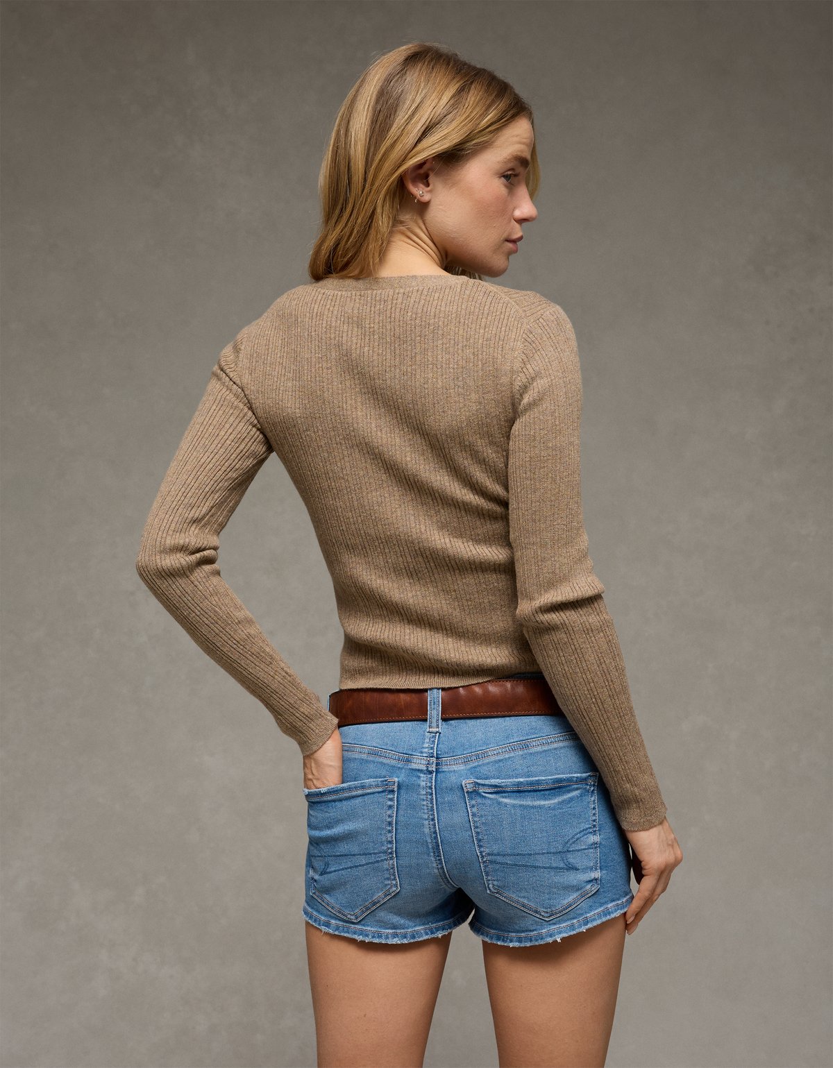 AE Lace-Up Sweater - image 2