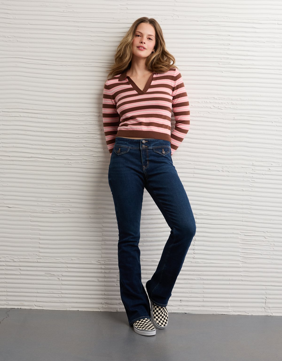 AE Cropped Polo Sweater - image 5