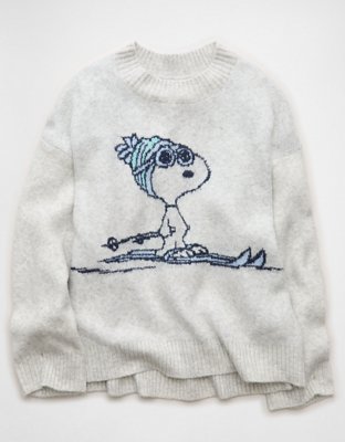 AE Oversized Snoopy Graphic Sweater
