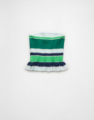 AE Peplum Sweater Tube Top