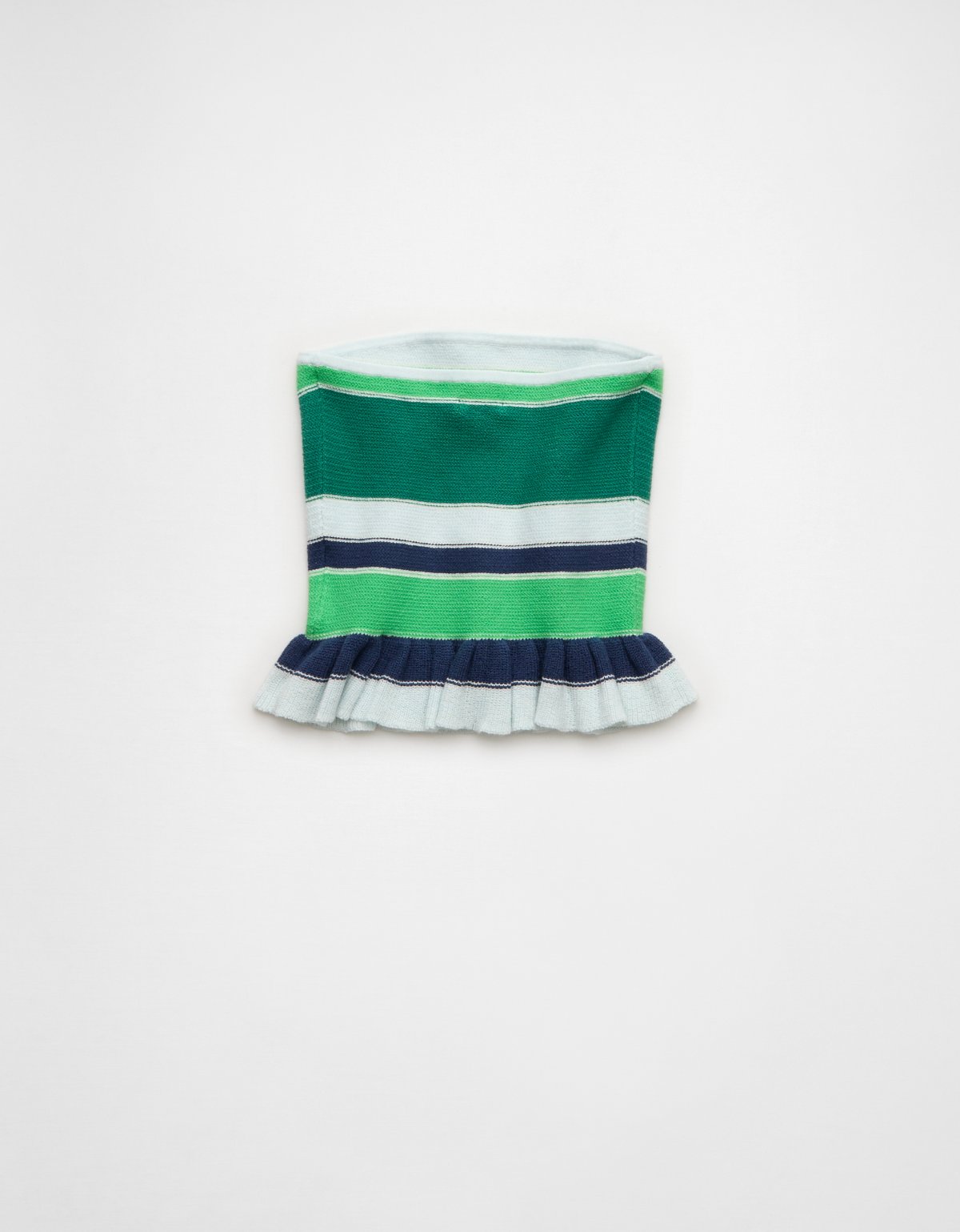 AE Cropped Peplum Sweater Tube Top - image 5