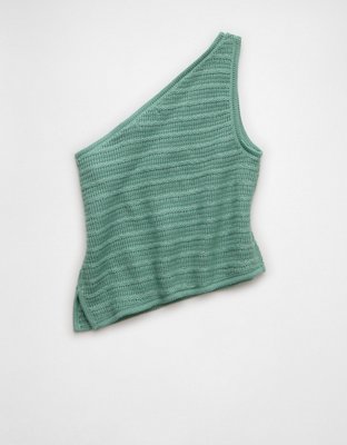 AE One-Shoulder Sweater Tank Top