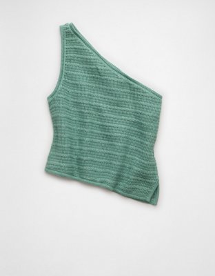 AE One-Shoulder Sweater Tank Top