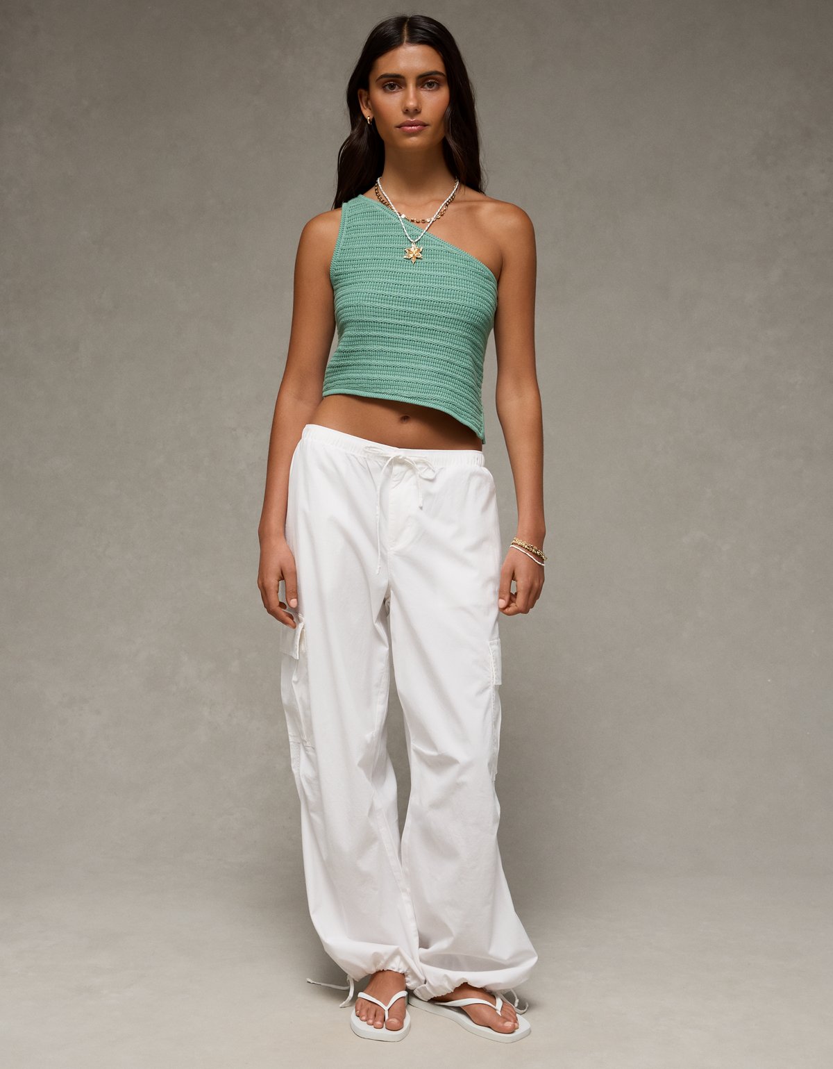 AE One-Shoulder Sweater Tank Top - image 5