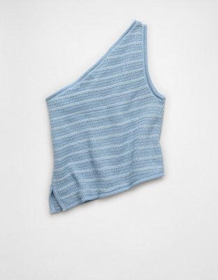 AE One-Shoulder Sweater Tank Top