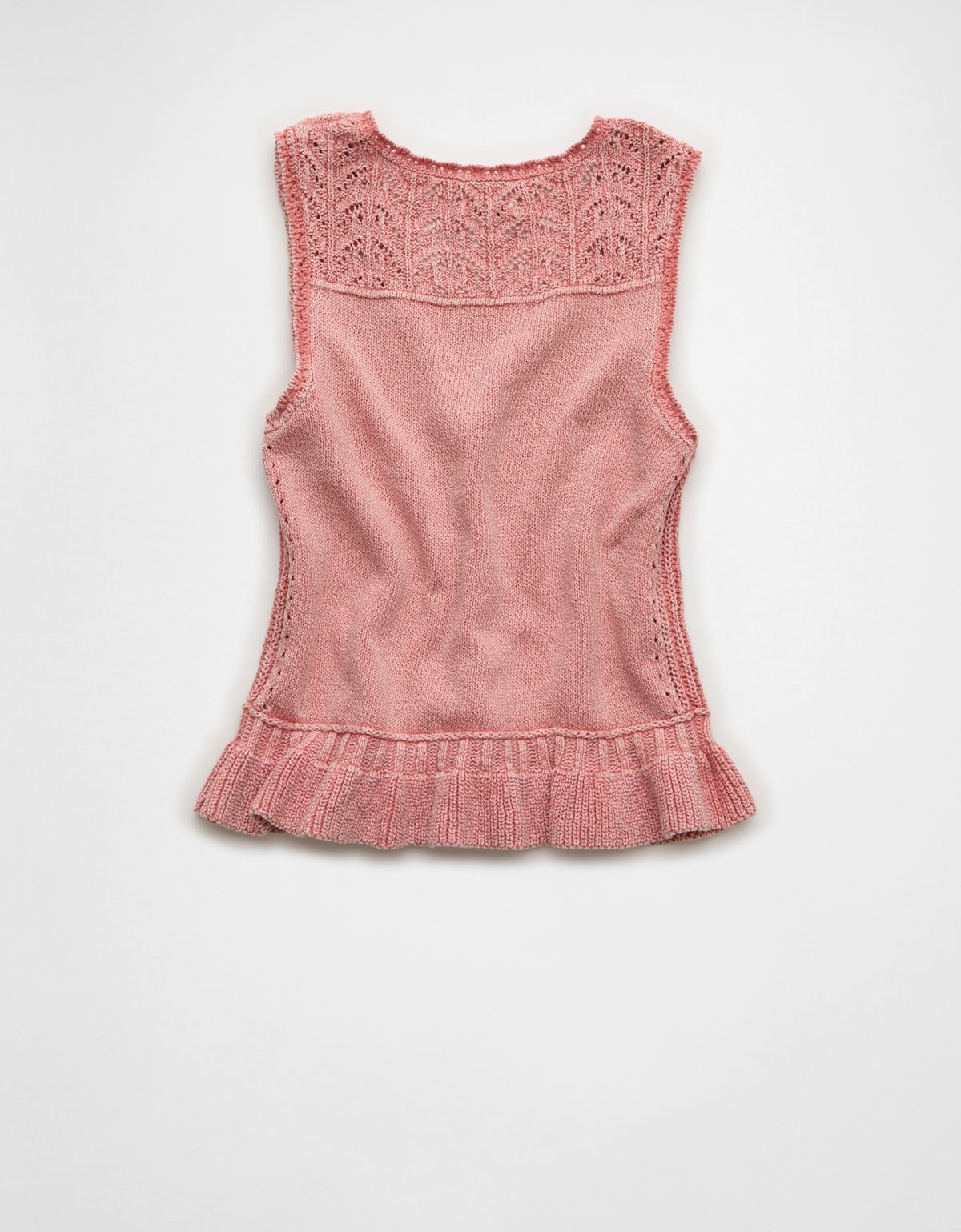 AE Ruffle Hem V-Neck Sweater Tank - image 4