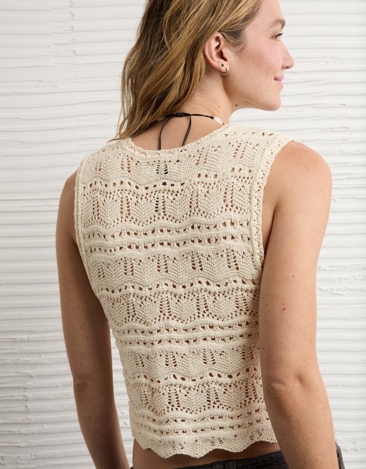 AE Tie-Front Sweater Vest - image 3