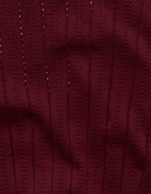 AE V-Neck Crossover Sweater Tee