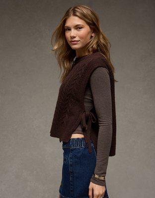 AE Whoa So Soft Side-Tie Vest