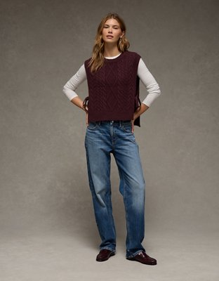 AE Whoa So Soft Side-Tie Vest