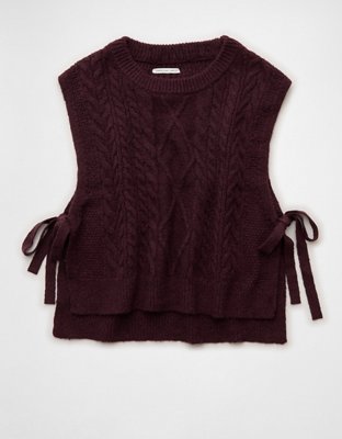 AE Whoa So Soft Side-Tie Vest