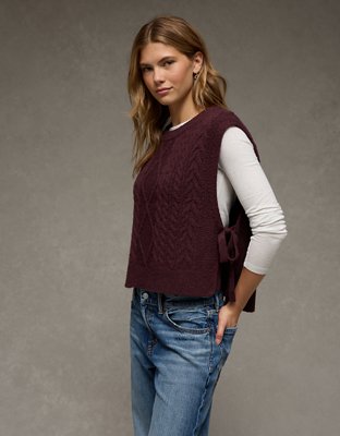 AE Whoa So Soft Side-Tie Vest