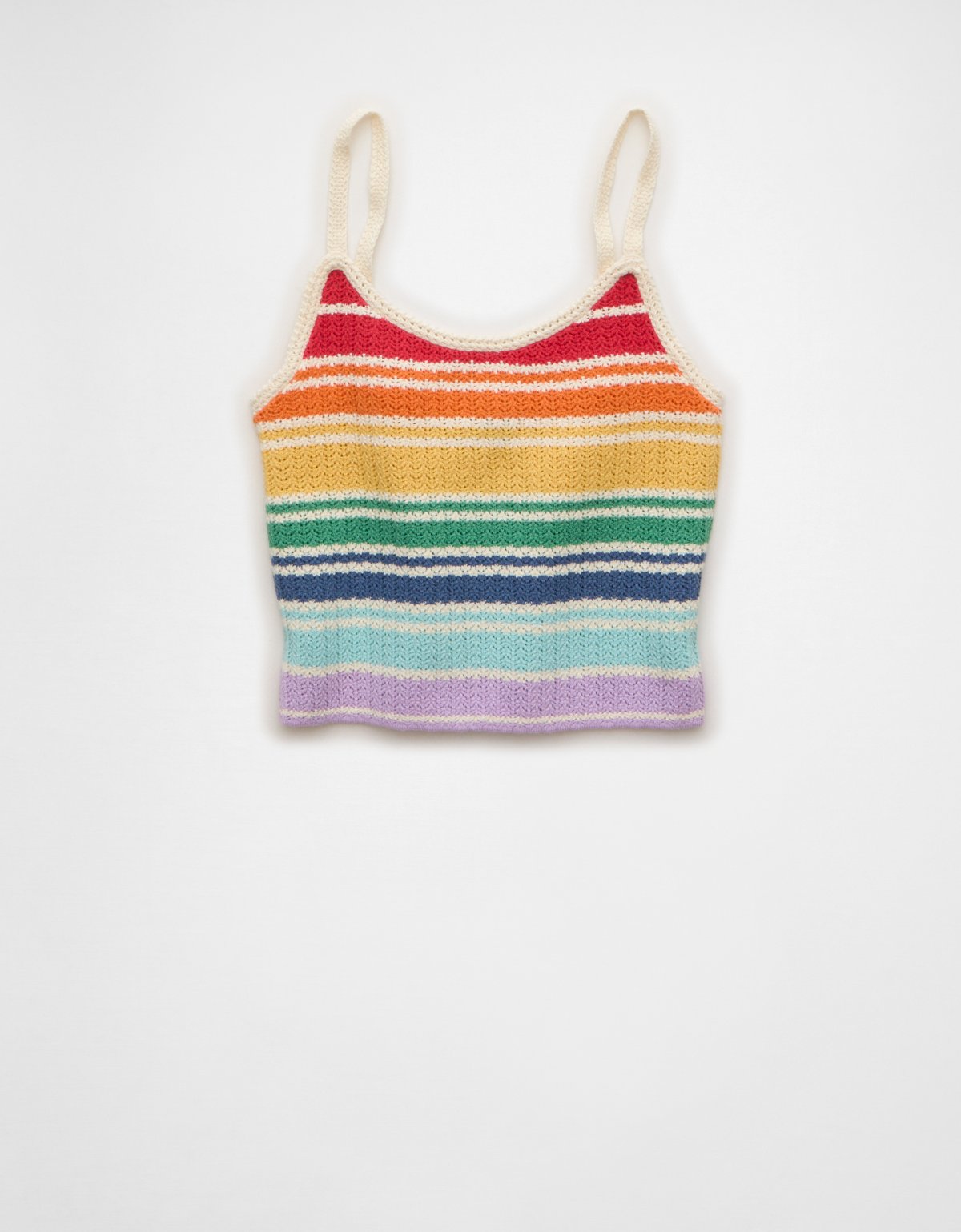 AE Pride Cropped Knit Tank Top - image 2
