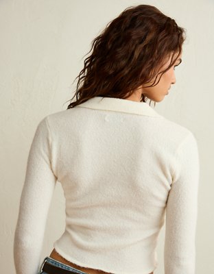 AE Whoa So Soft Polo Henley Sweater
